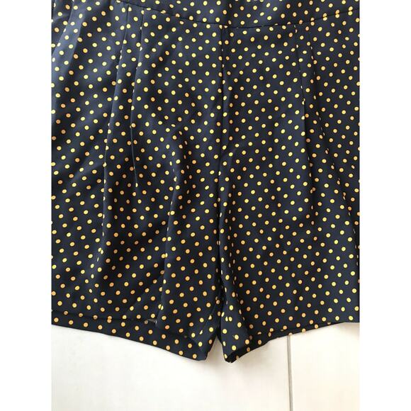 Ann Taylor High Waist Pleated Polka Dots Shorts - Picture 6 of 11